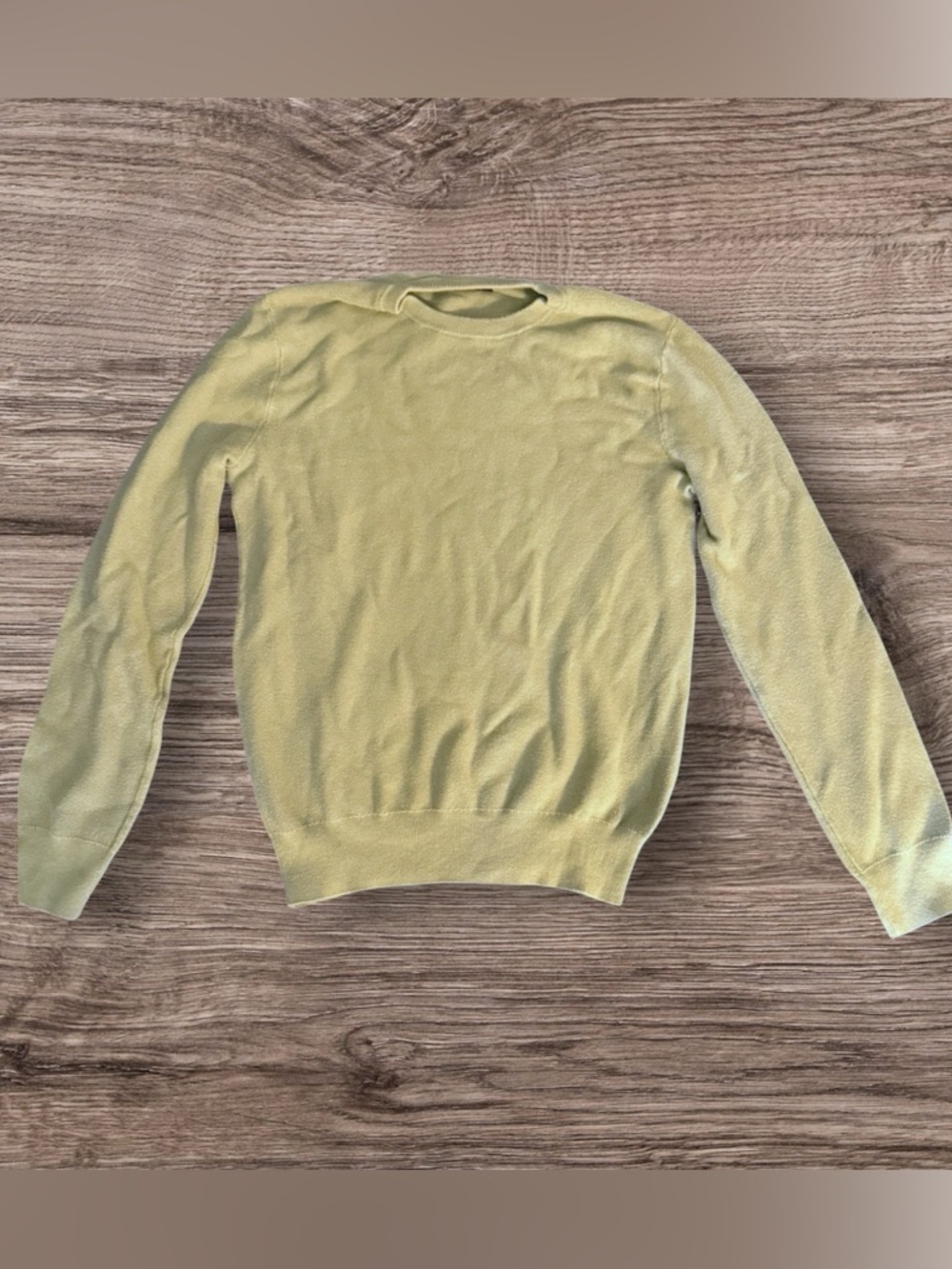 J. Crew Men's Crewneck Sweater in Pale Green
